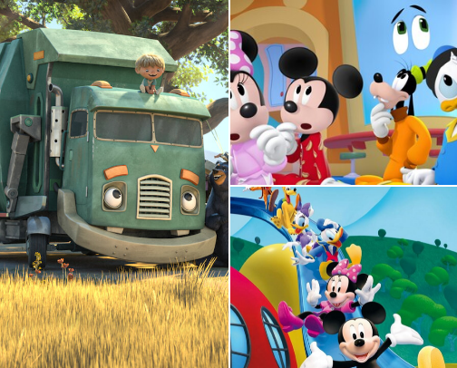 Toddler Shows; Mom approved cover photo collage
