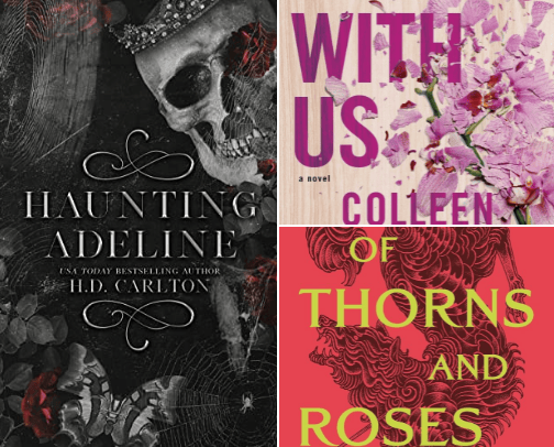 TBR/Currently reading cover photo collage