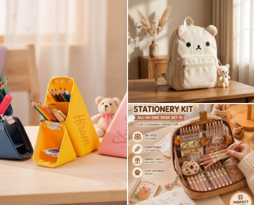 Back-to-School Essentials: Everything Students Need cover photo collage