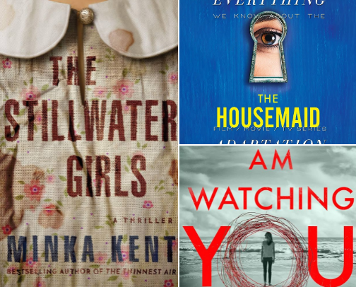 Evergrowing list of PSYC THRILLERS! cover photo collage