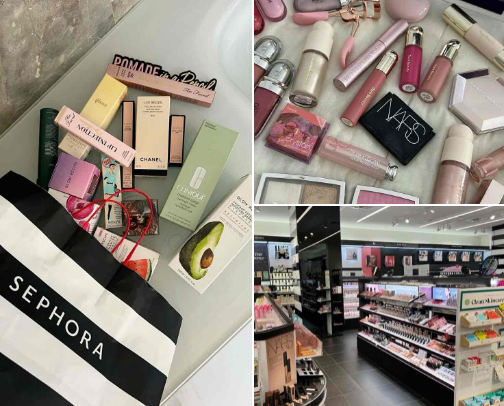 Sephora Secrets: My Go-To Glam products 🧡🫶 cover photo collage