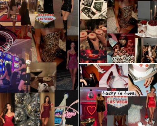 Moody, Fall Las Vegas Outfit Inspo 🎰👠 cover photo collage