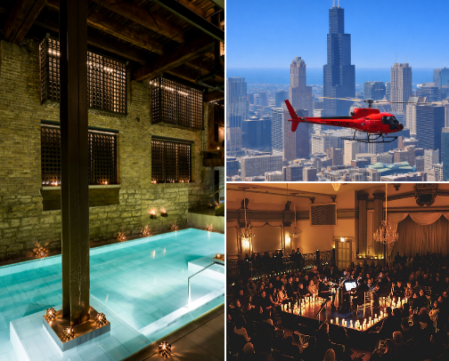 Romantic Things to Do in Chicago for Valentine’s Day Weekend ❤️ cover photo collage