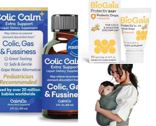 Surviving Colic: Tips & Must-Have Items for Newborns cover photo collage
