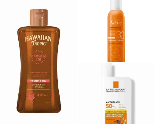 Tanning must haves!🧴🌞 cover photo collage