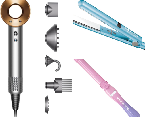 My Favorite Hot tools for hair cover photo collage