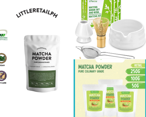 For matcha lovers 🍵 cover photo collage