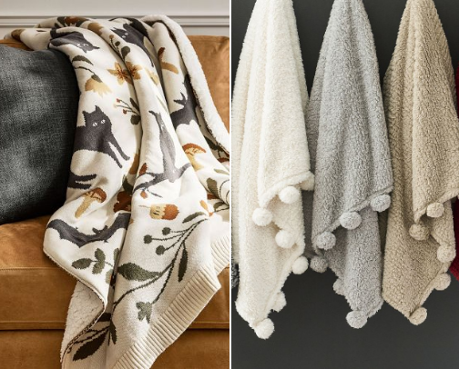 Throw blankets cover photo collage