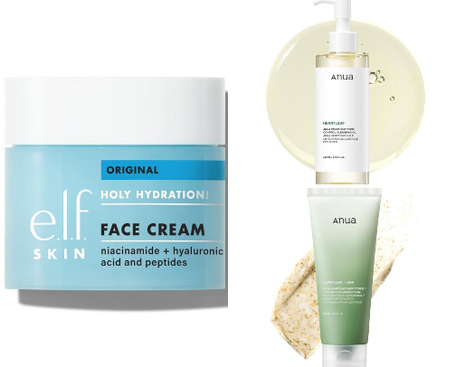 My favorite Skincare of all time💕 cover photo collage