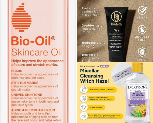 My Beauty Products Favs cover photo collage