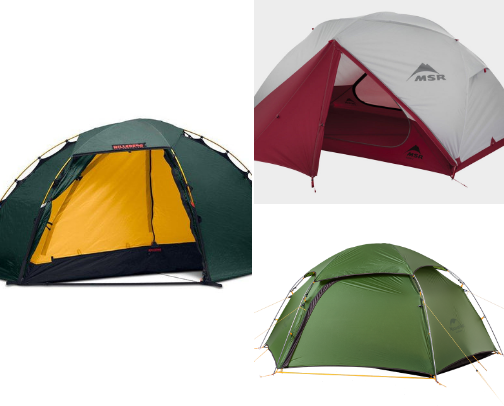 Camping recommendations! Including tents, sleeping bags, mats and more! cover photo collage