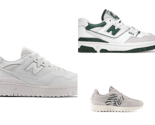 New balance trending shoes cover photo collage