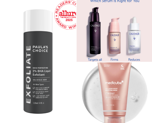 SKINCARE MUST HAVES cover photo collage