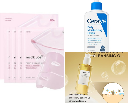 Skincare products I'd repurchase again cover photo collage