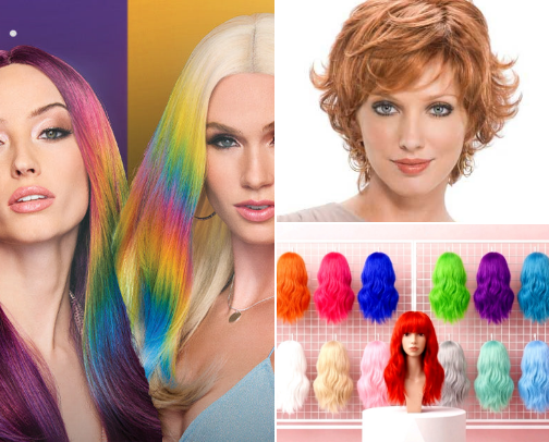 Wigs to wear cover photo collage