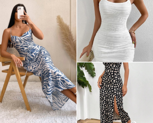 Summer dresses💐🏖️ cover photo collage