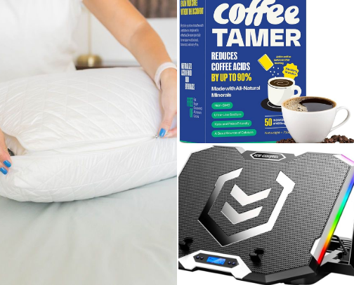 A whole bunch of random items I use on the daily cover photo collage