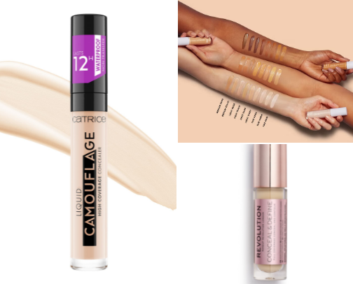 high coverage concealers (that will hide even the darkest undereyes) cover photo collage
