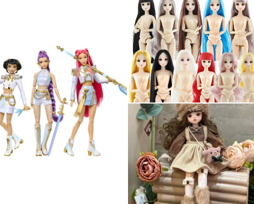 Dolls cover photo collage