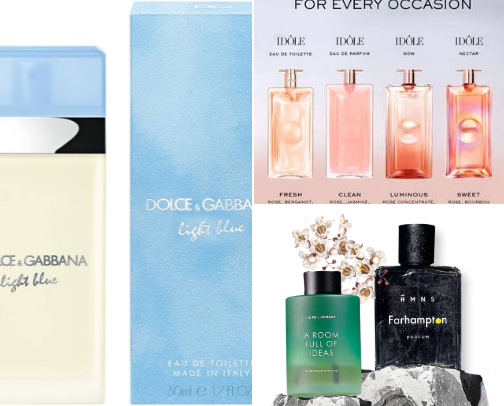 Perfume Recomendation cover photo collage