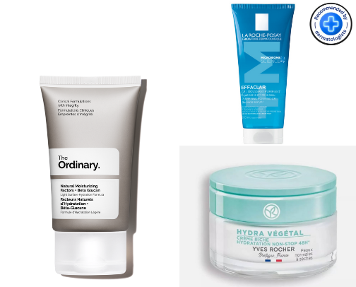 🔅skincare products for combination/oily skin🔅 cover photo collage