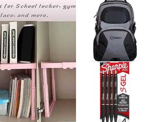 Back to school essentials cover photo collage