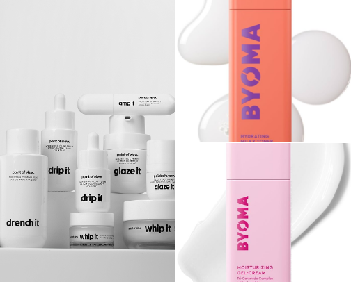 skin prep before makeup🧴🧼 cover photo collage