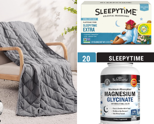 My go to anxiety essentials cover photo collage