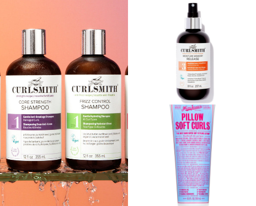 Curly hair products 🎀👩🏽‍🦱 cover photo collage