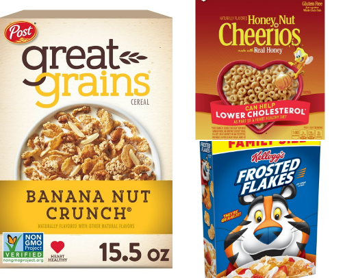 Favorite Cereals cover photo collage