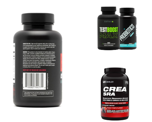 "Top body supplements for best shape yet!" cover photo collage