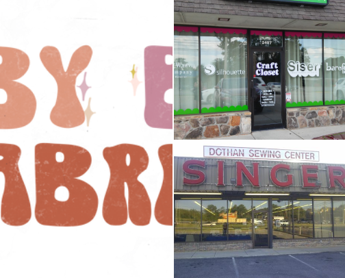 Crafting / Sewing Supply Shops cover photo collage