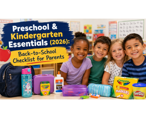 Preschool & Kindergarten Essentials (2026) cover photo collage