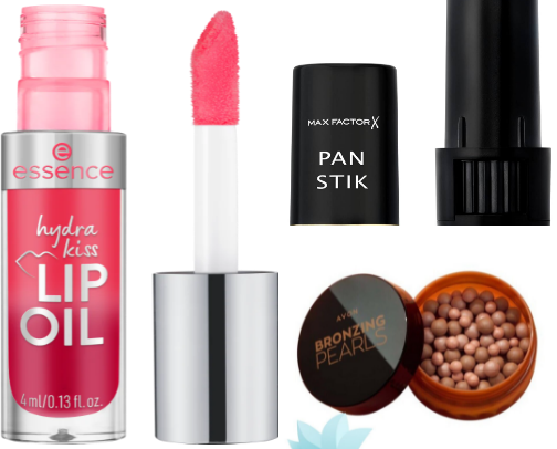 cosmetic products cover photo collage