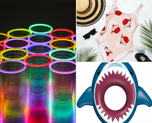Over-the-Top Pool Party Themes! cover photo collage