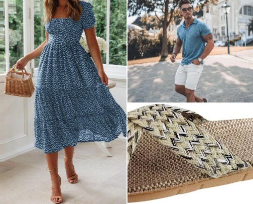 Summer dresses cover photo collage