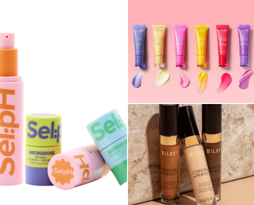 my favourite makeup and skincare products cover photo collage