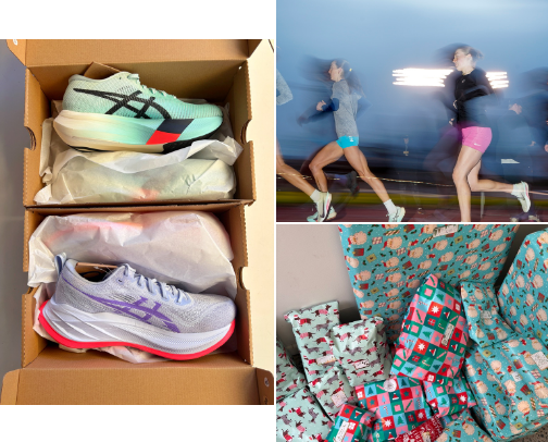 Christmas Wish List For Runners cover photo collage