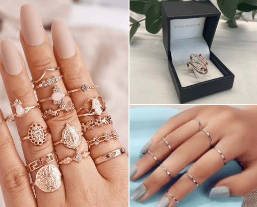jewelry cover photo collage