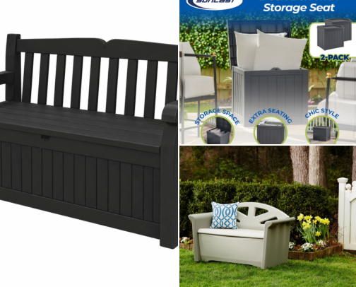 I Finally Found Balcony Storage That Doubles as Seating When Space Is Tight cover photo collage