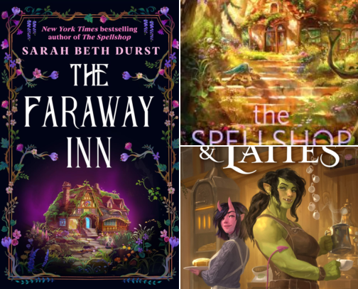 Read Now - The Faraway Inn Cozy Fantasy Companion Reads and Gifts cover photo collage