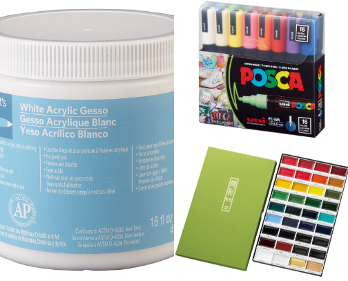 Mixed Media must haves! cover photo collage