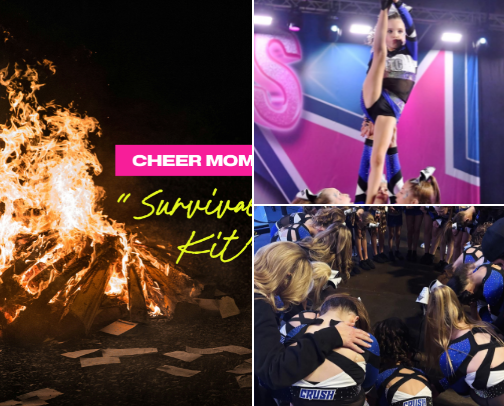 ☕Cheer Mom Survival Kit💆🏼‍♀️ cover photo collage