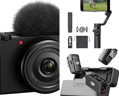 My Filming Kit cover photo collage