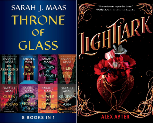 Fantasy reading recommendations cover photo collage