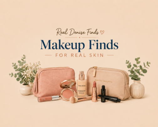 Mature Skin Makeup Finds cover photo collage