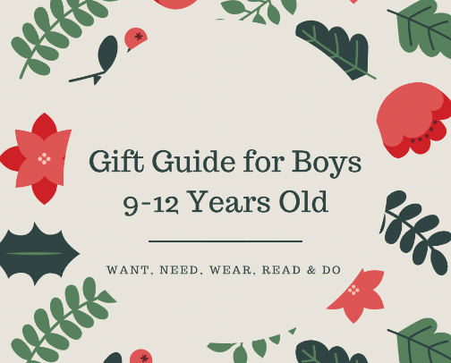 Gift Guide for Boys 9–12 Years cover photo collage