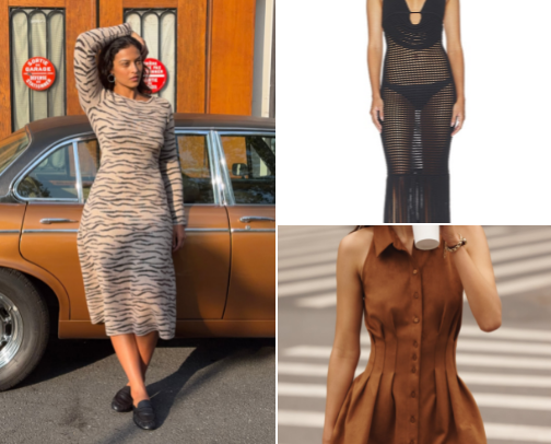 The In-Between Weather Edit for Early Fall cover photo collage