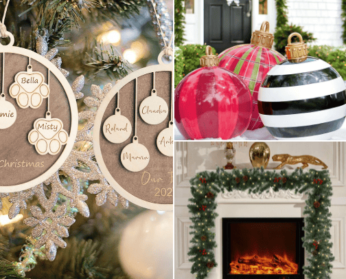 Christmas time 🎄🎅🤶🎁🎀⛄❄️ cover photo collage