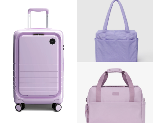 Travel Accessories for People Who Love Purple cover photo collage